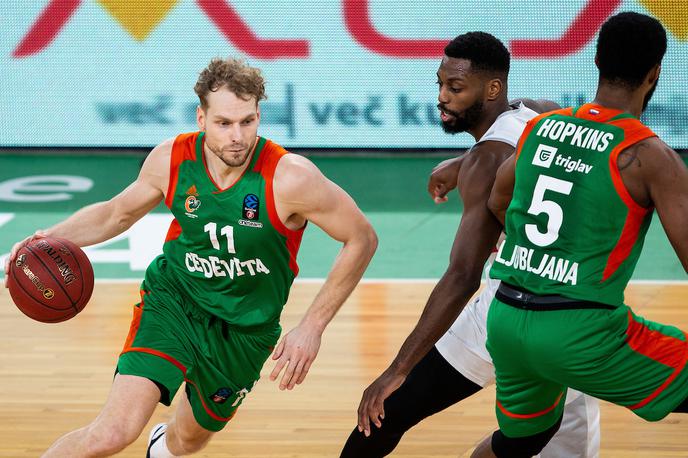 Cedevita Olimpija Budućnost | Cedevita Olimpija lovi drugo zmago v TOP 16 evropskega pokala. | Foto Vid Ponikvar