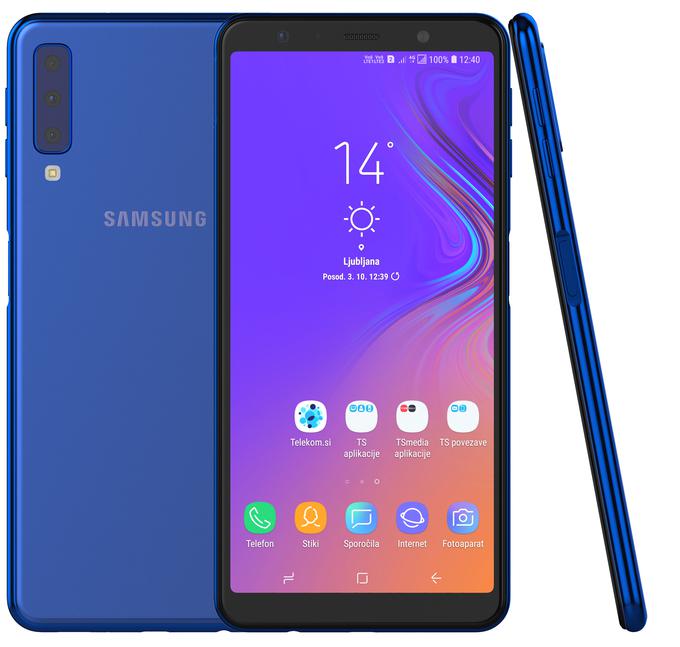 Verjetno je še največji plus pametnega telefona Samsung Galaxy A7 (2018) širokokotna kamera, ki je bodo veseli predvsem tisti, ki pogosto snemajo pokrajino. | Foto: Bojan Puhek