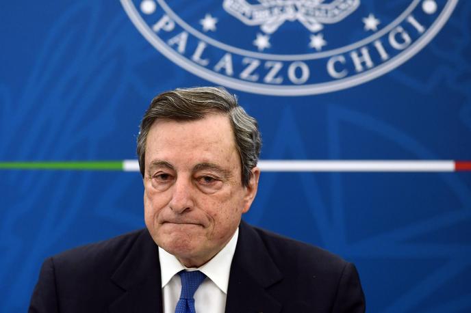 Mario Draghi | "Vladne ocene kažejo, da lahko postanemo neodvisni od ruskega plina v drugi polovici leta 2024," je v senatu dejal predsednik italijanske vlade Mario Draghi. | Foto Guliverimage