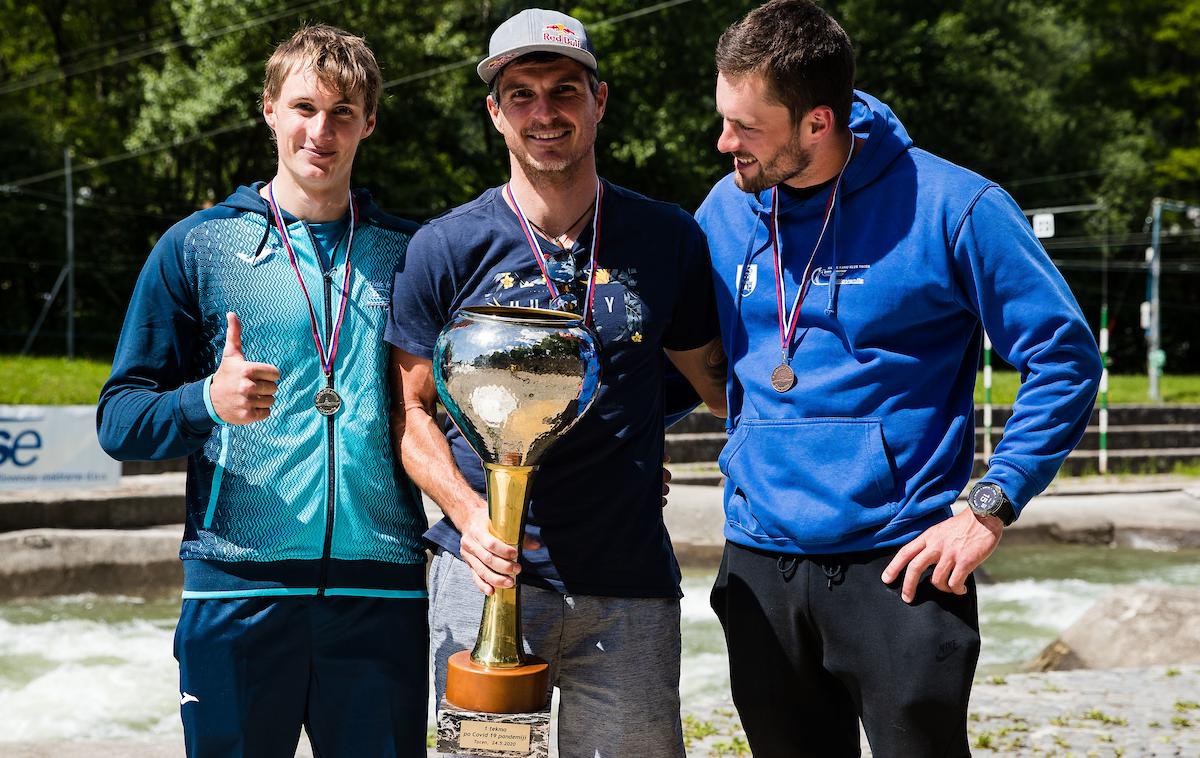 Pokal Tacen Kajak Kanu 2020 | Peter Kauzer je zmagal na tekmi v Tacnu, kjer ni manjkalo nasmejanih obrazov. | Foto Grega Valančič/Sportida