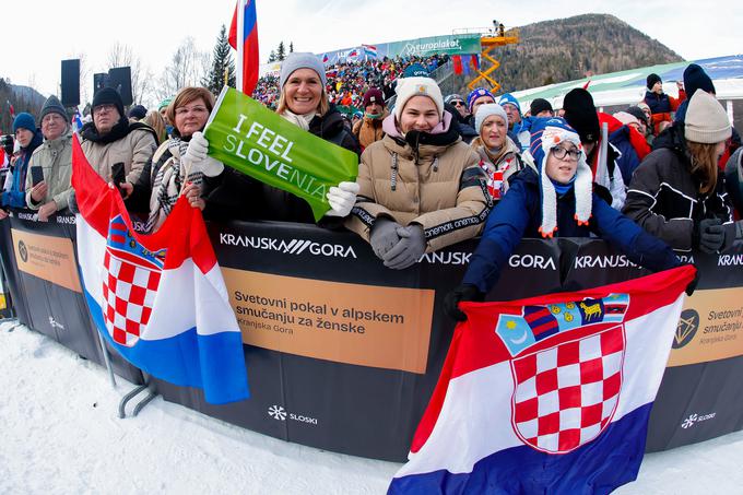 Toliko navijačev je bilo predvsem po zaslugi Hrvatov. | Foto: Aleš Fevžer