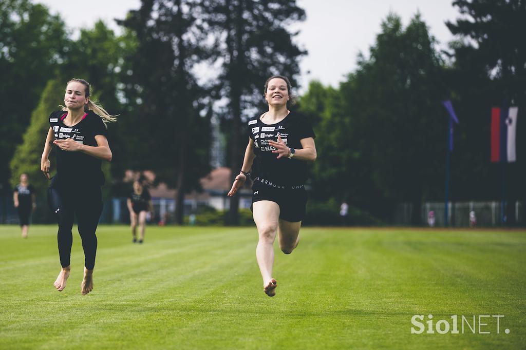 Skakalci skakalke trening Kranj