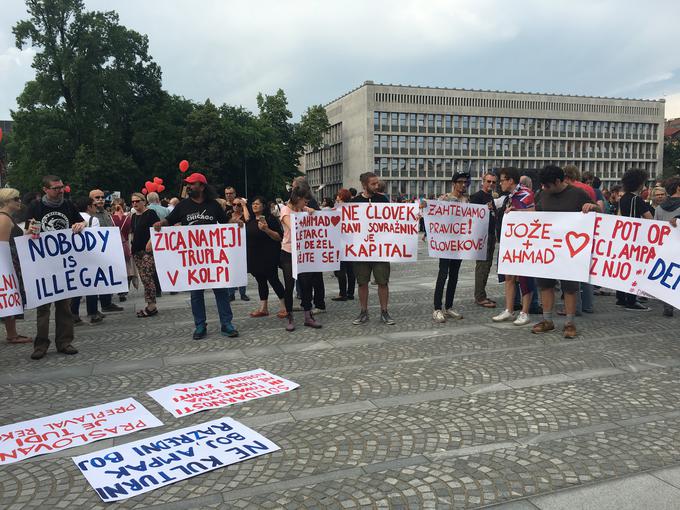 Protest proti politki sovraštva | Foto: Maša K. Brecelj