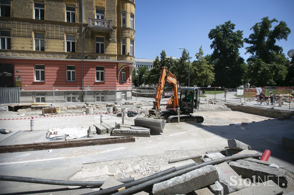 Prenova Gosposvetske ceste v Ljubljani.