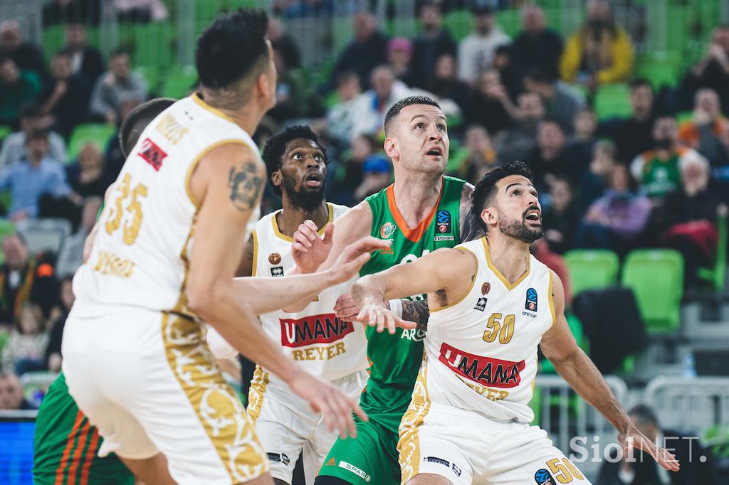 Cedevita Olimpija Umano Reyer.