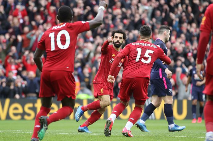 Liverpool - Mane, Salah | Liverpool potrebuje le še nekaj točk, da potrdi naslov angleškega prvaka. | Foto Reuters