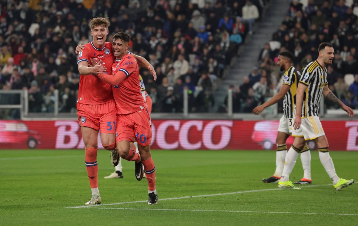 Lautaro Gianetti | Argentinec Lautaro Gianetti je na gostovanju v Torinu za Udinese zadel za zmago z 1:0 | Foto Guliverimage