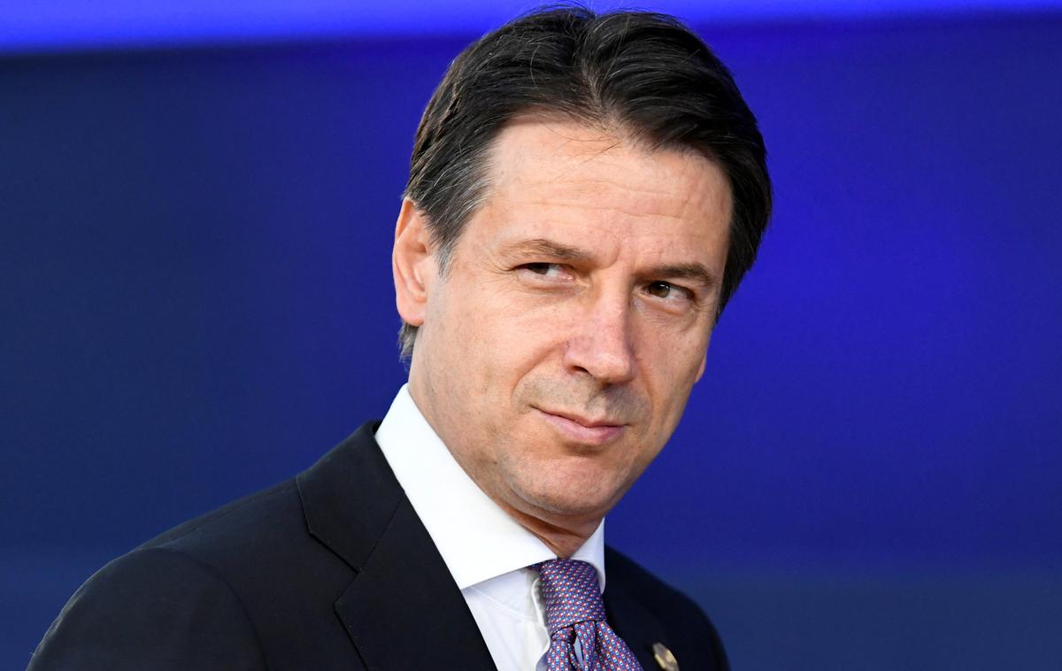 Giuseppe Conte | Italijanski premier Giuseppe Conte je danes izjavil, da iz Bruslja pričakuje kritike osnutka proračuna za leto 2019. | Foto Reuters