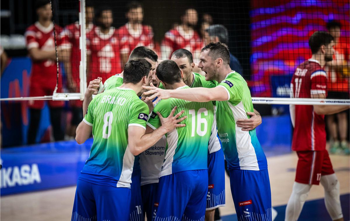 slovenska odbojkarska reprezentanca : Francija, liga narodov | Slovenski odbojkarji bodo v sredo ob 8.30 nadaljevali tekme v ligi narodov, s katero poskušajo potrditi prvi nastop na olimpijskih igrah, Njihov tekmec bodo Turki. | Foto VolleyballWorld