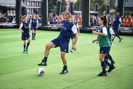 Uefa Ljubljana 2019 Trg Republike Nogomet v šolah