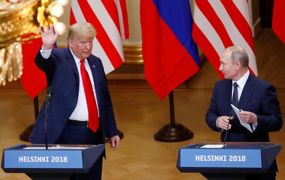 Donald Trump in Vladimir Putin | Foto STA