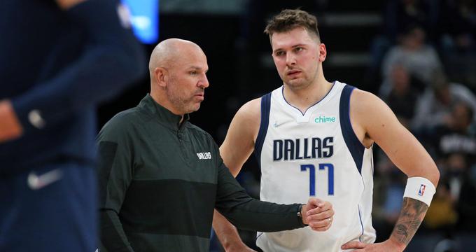 Luka Dončić in trener Jason Kidd | Foto: Guliverimage/Vladimir Fedorenko