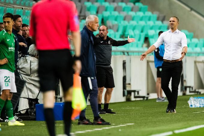 Nikica Milenković je v sredo izkusil boleč poraz Olimpije proti razigranemu Bravu (0:5). | Foto: Grega Valančič / Sportida