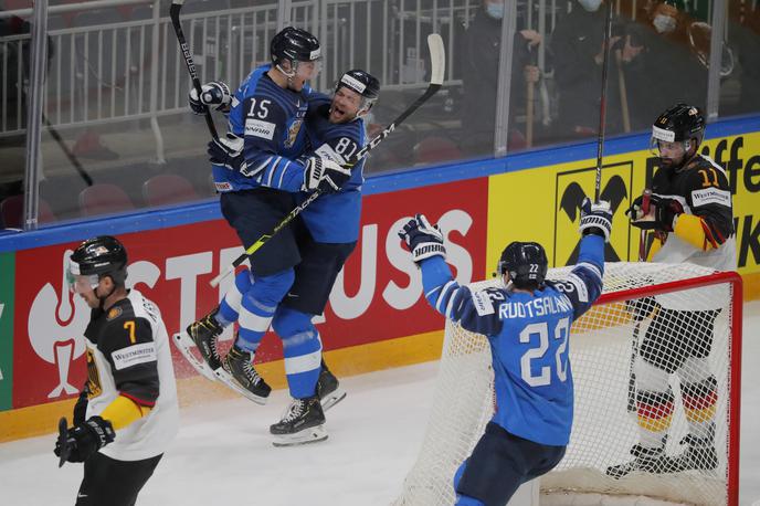 IIHF WC 2021: Finska - Nemčija | Finci so tesno, z 2:1 premagali Nemce in se uvrstili v veliki finale. | Foto Guliverimage