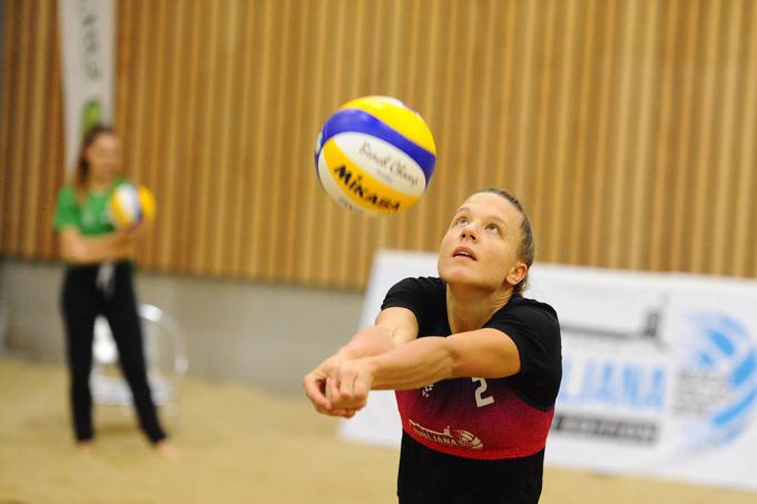 Nina Lovšin je zamenjala poškodovano Katarino Bulc. | Foto: Aleš Oblak