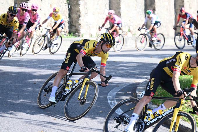 Primož Roglič je zadnjo dirko v dresu Jumbo-Visme končal na tretjem mestu. | Foto: Guliverimage