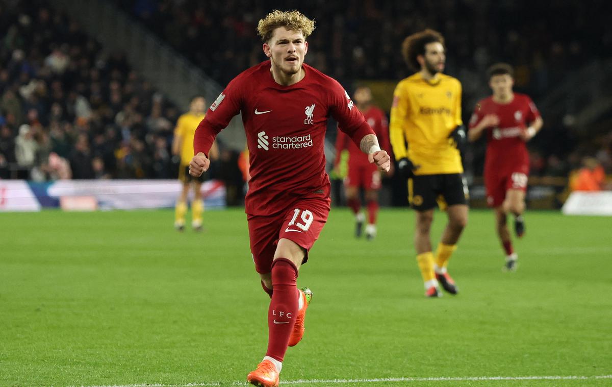 Liverpool Harvey Elliott | Harvey Elliott je zadel za vodstvo in zmago Liverpoola z 1:0. | Foto Reuters