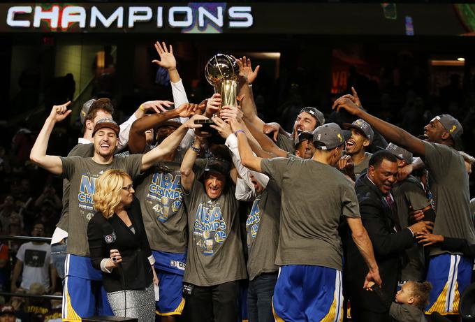 Golden State Warriors bi si želeli ponovitev lanskega razpleta sezone, ko so postali prvaki lige NBA. | Foto: 