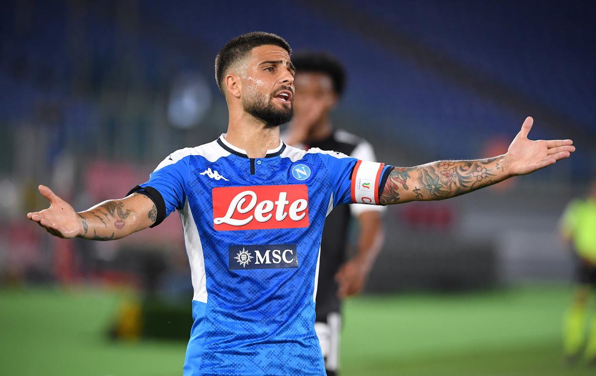 Lorenzo Insigne | Lorenzo Insigne in soigralci so si zaradi tega, ker niso pripotovali v Torino, prislužili še kazensko točko. | Foto Reuters