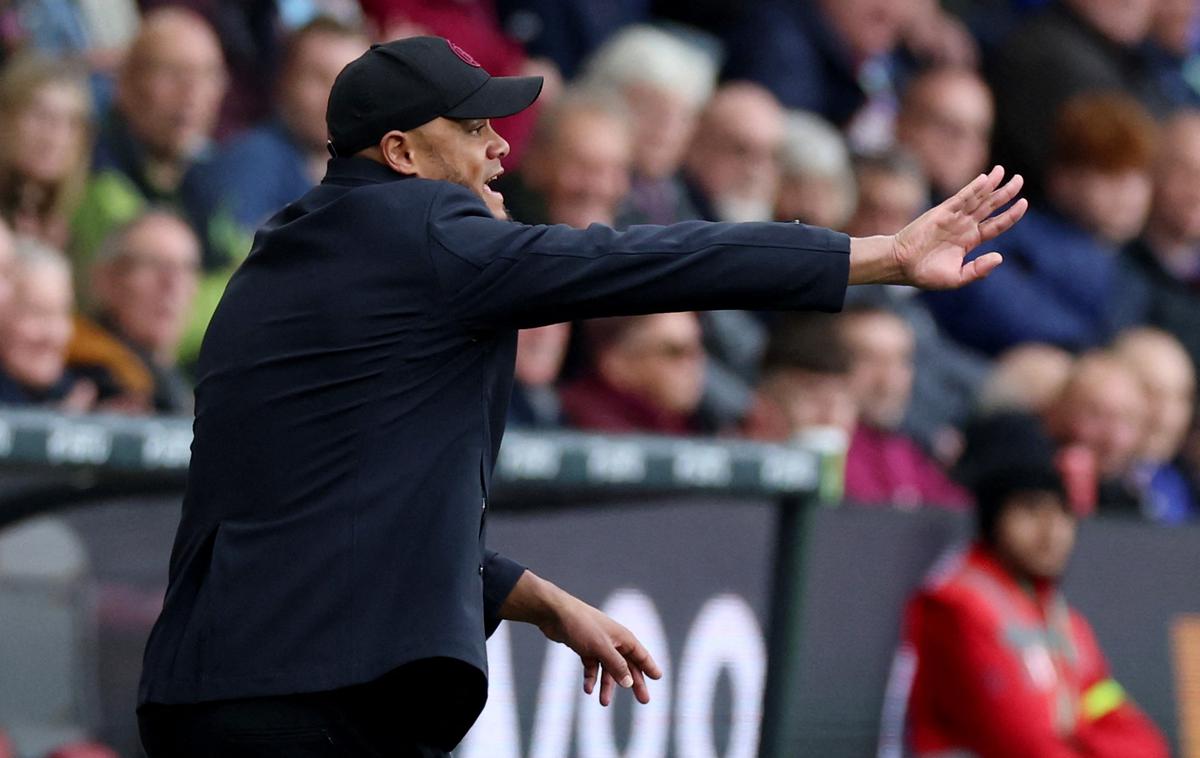 Vincent Kompany | Vincent Kompany je v pravkar končani angleški sezoni vodil Burnley. Lani so bili prvaki druge lige, letos 19. v prvi. | Foto Reuters