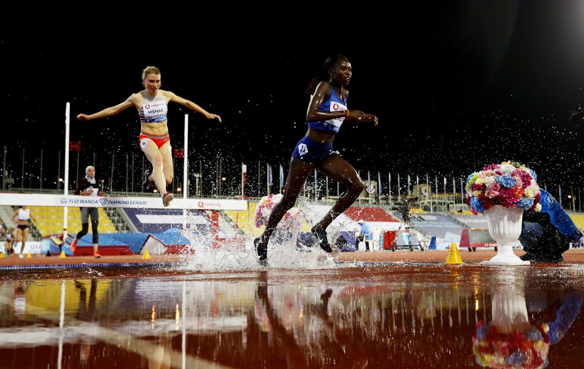 Maruša Mišmaš Zrimšek diamantna liga | Maruša Mišmaš Zrimšek je v teku na 3.000 metrov z zaprekami postavila nov slovenski rekord. | Foto Guliverimage