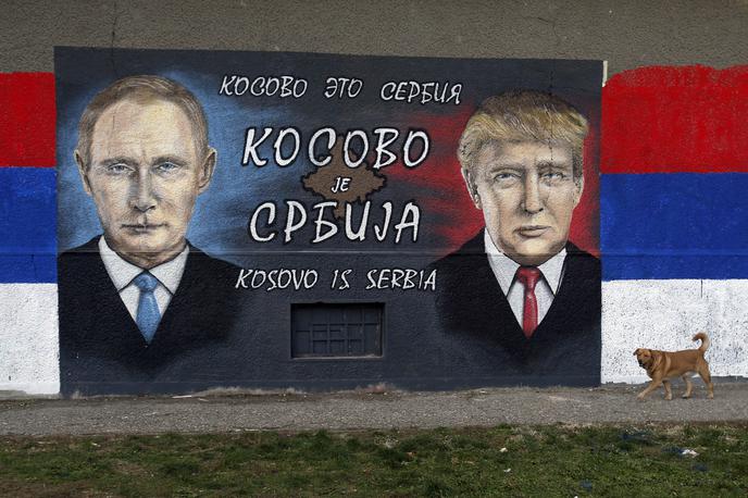 Donald Trump in Vladimir Putin | V Beogradu navijajo za Donalda Trumpa, ker upajo, da bodo v primeru njegove zmage lahko na Balkanu zarisali nove meje med državami. | Foto Guliverimage