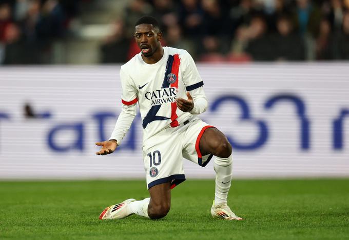 Ousmane Dembele je kot prvi v tej sezoni v Franciji prebil mejo 20 zadetkov. | Foto: Reuters