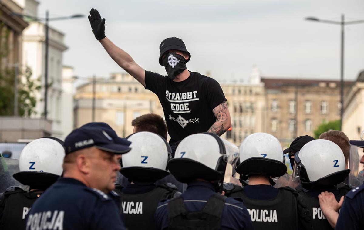 skrajna desnica | V nemški zvezni deželi Saška in na Poljskem so v okviru racije proti skupini skrajnih desničarjev pridržali osem ljudi in preiskali 20 objektov.. | Foto Reuters