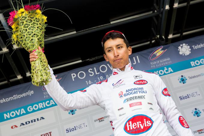 Aktualni zmagovalec Dirke po Italiji in zmagovalec francoskega Toura leta 2019 Egan Bernal je na dirki po Sloveniji vozil leta 2016. Takrat je zmagal v razvrstitvi najboljših mladih kolesarjev in bil 4. v skupnem seštevku dirke. | Foto: Guliverimage/Vladimir Fedorenko