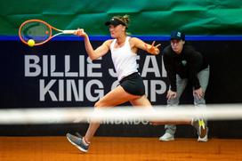 pokal Billie Jean King, Xiyu Wang of China in Nina Potočnik