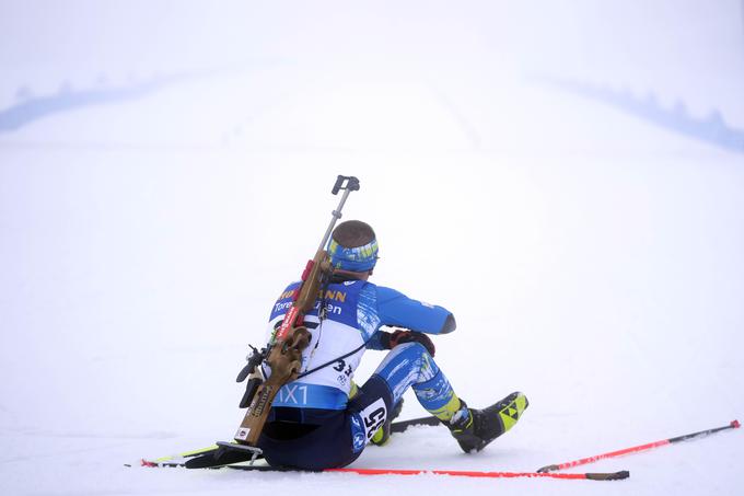 Ukrajinski biatlonec Dmitro Pidrušin se je 14 dni po lanskih olimpijskih igrah v Pekingu pridružil ukrajinski vojski in tri mesece z orožjem branil svojo domovino pred agresorji.  | Foto: Guliverimage/Vladimir Fedorenko