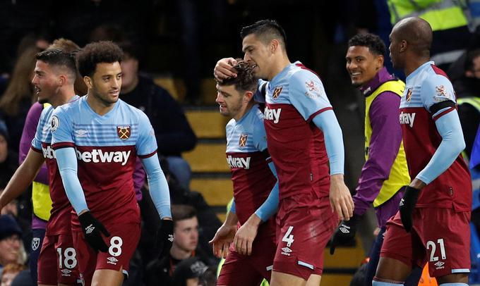 West Ham se nahaja na sredini razpredelnice angleškega prvenstva. | Foto: Reuters