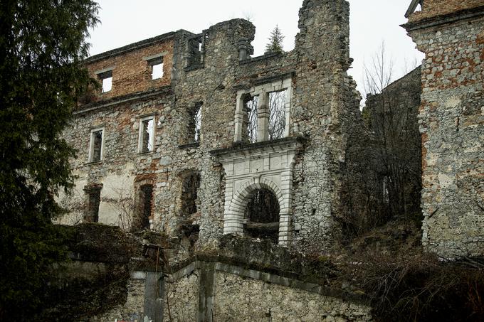 V notranjosti dvorca je vhodna dvorana z monumentalnim stopniščem in baročnim salonom nad njo v drugem nadstropju oblikovala navpično os zgradbe. | Foto: Ana Kovač