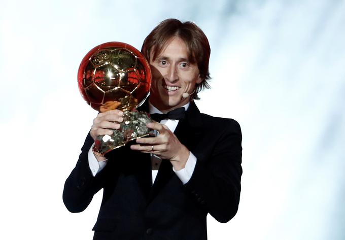 Luka Modrić je bil leta 2018 izbran za najboljšega nogometaša na svetu. | Foto: Reuters