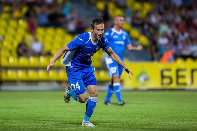 Dejan Trajkovski je Domžalam zagotovil zlata vreden gol v gosteh. | Foto: 