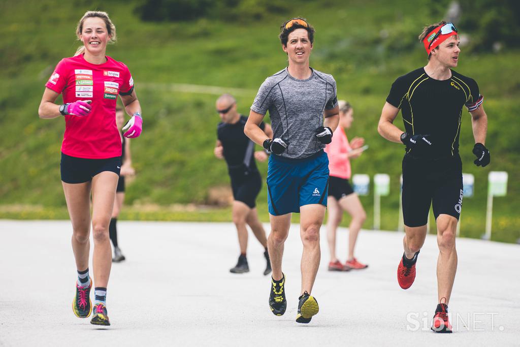 trening biatlon streljanja Anamarija Lampič