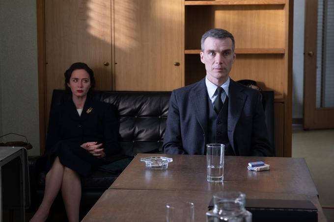 Cillian Murphy in Emily Blunt kot J. Robert in Kitty Oppenheimer | Foto: Karantanija Cinemas