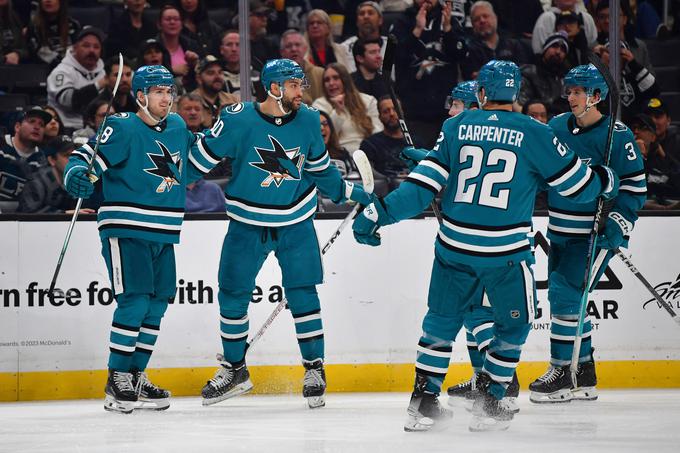 San Jose Sharks so v tej sezoni zbrali najmanjše število točk. | Foto: Reuters