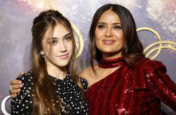 Salma Hayek pokazala svojo mlado dvojnico, hčer Valentino