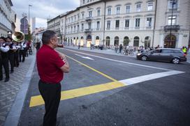 Otvoritev Gosposvetske ceste v Ljubljani.