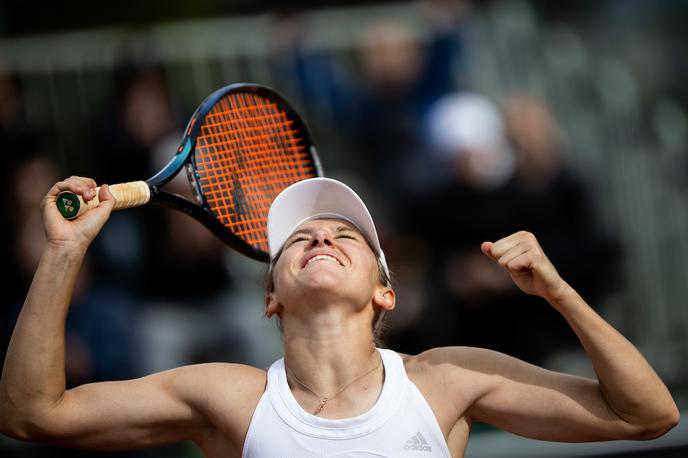 Kaja Juvan | Kaja Juvan je za preboj v tretji krog OP ZDA premagala Lauren Davis. | Foto Vid Ponikvar/Sportida