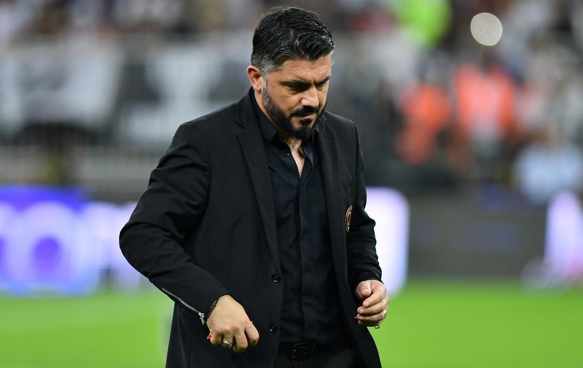 Gennaro Gattuso | Gennaro Gattuso po letu in pol poklapan zapušča klop sedemkratnega evropskega prvaka. | Foto Reuters