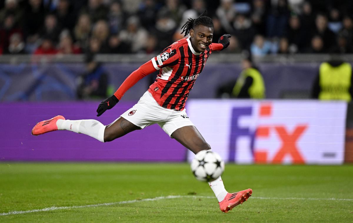 AC Milan Rafael Leao | Enega od štirih golov AC Milana v prvem polčasu je dal Rafael Leao. | Foto Reuters