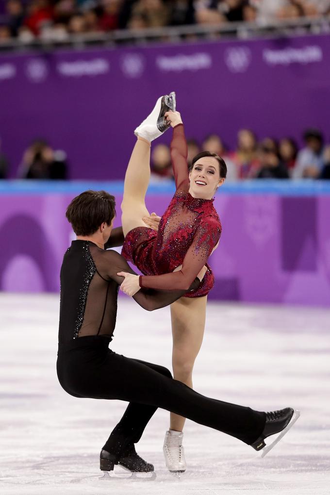 Kanadska umetnostna drsalca Tessa Virtue and Scott Moir. | Foto: Getty Images