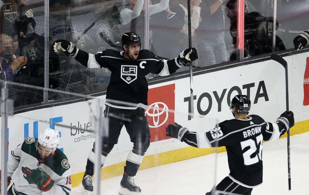 Anže Kopitar | Hokejisti LA Kings gostijo Minnesota Wild. | Foto Guliverimage