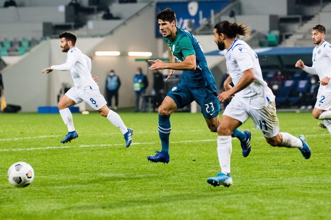 Slovenija se je nazadnje s San Marinom pomerila na prijateljski tekmi v Stožicah leta 2020. Takrat je zmagala s 4:0, kar dva zadetka pa je dosegel branilec Nemanja Mitrović. | Foto: Grega Valančič/Sportida