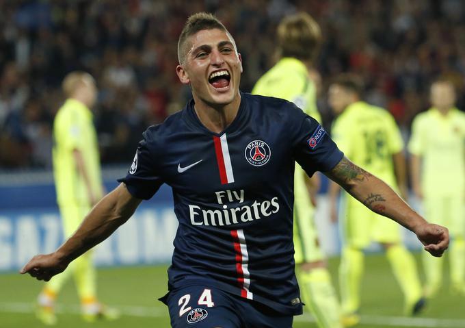 Marco Verratti želi s Parižani osvojiti ligo prvakov. | Foto: Reuters