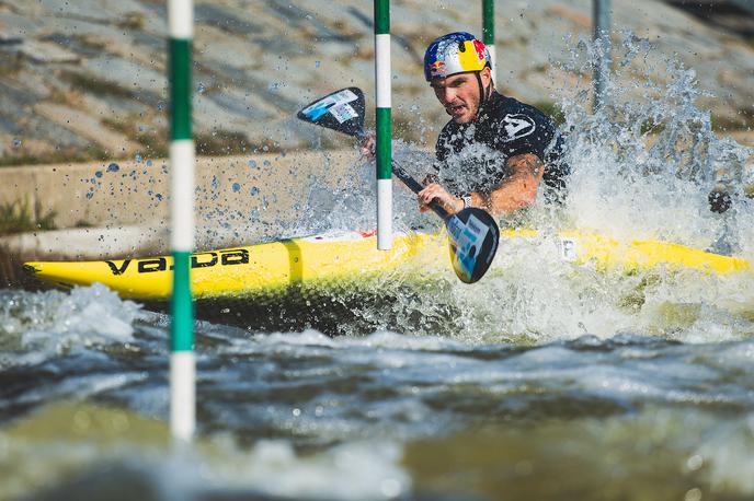 Peter Kauzer | Med kajakaši je Peter Kauzer napredoval z devetim časom. | Foto Grega Valančič/Sportida