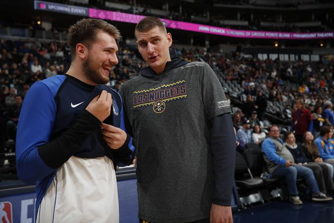 Luka Dončić in Nikola Jokić bosta čez pol leta tudi udeleženca na poslovilni košarkarski tekmi Gorana Dragića v Stožicah. | Foto: Guliverimage