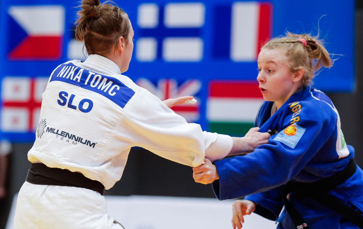 Nika Tomc | Nika Tomc je na tekmi Ljubljana European Open 2025 osvojila srebrno kolajno v kategoriji do 57 kg. | Foto Aleš Fevžer